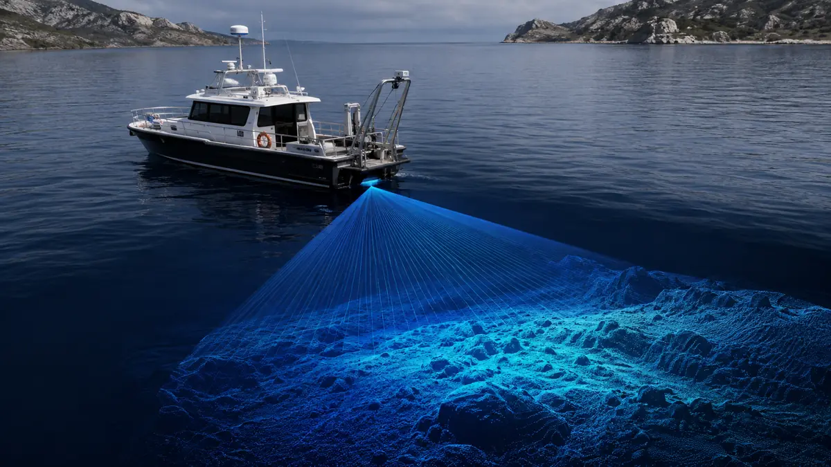 Acoustic Multibeam Hydrographic Survey Systems